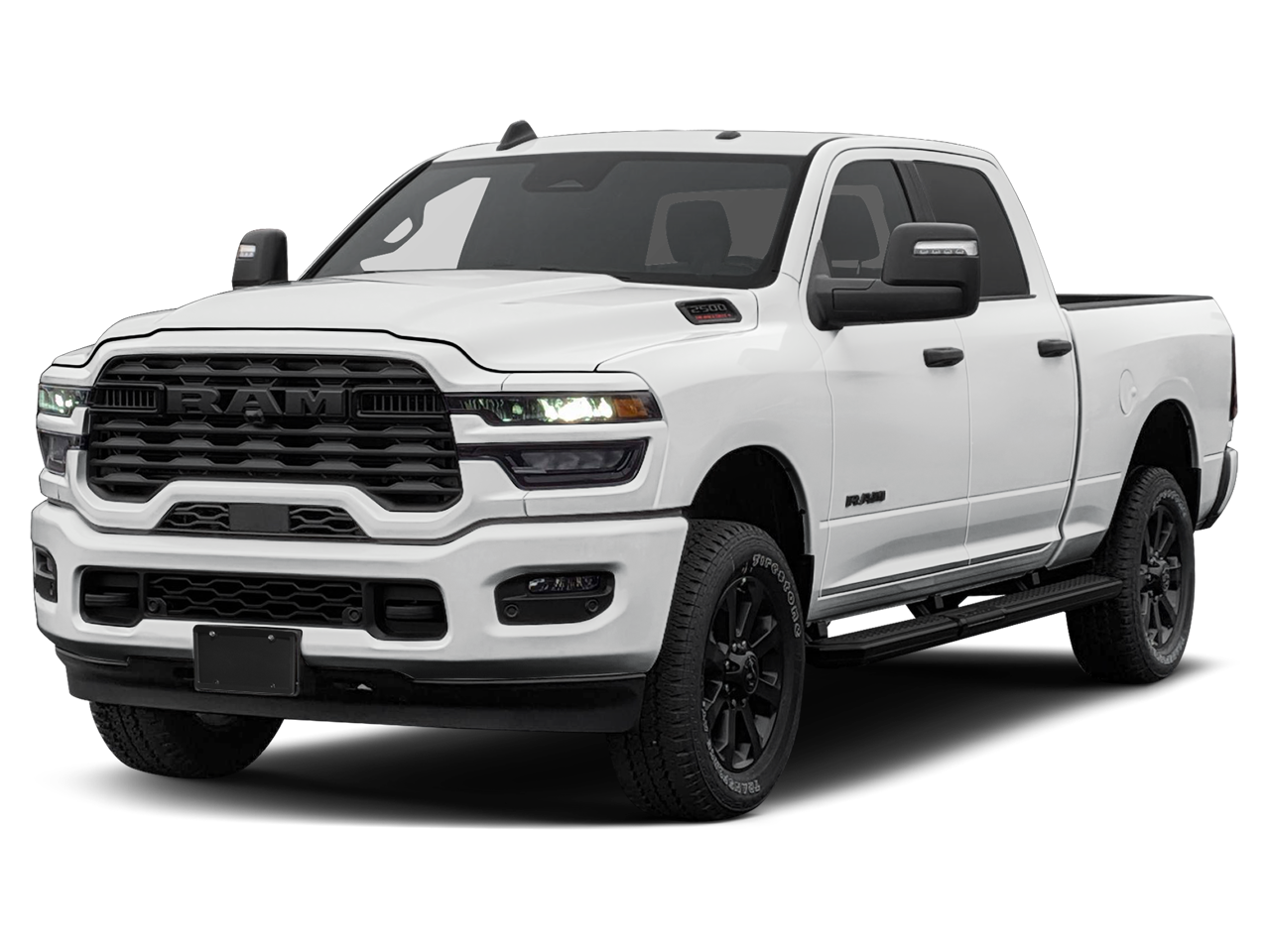 2026 RAM 2500 Big Horn in Bright White Clearcoat — front three-quarter view
