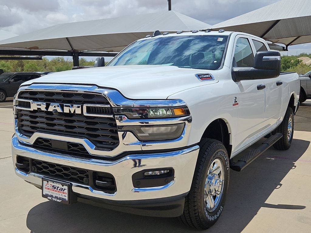 2026 RAM 2500 Tradesman in Bright White Clearcoat — front three-quarter view
