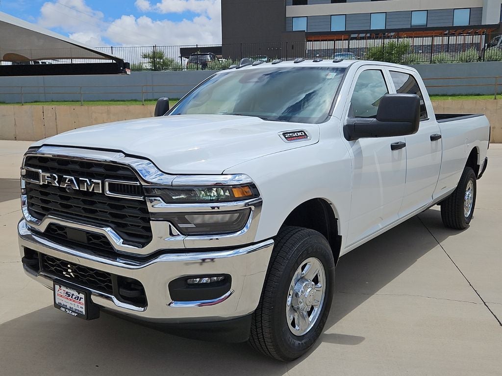 2026 RAM 2500 Tradesman in Bright White Clearcoat — front three-quarter view