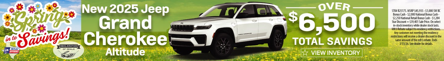 MAR26 GRAND CHEROKEE ALTITUDE